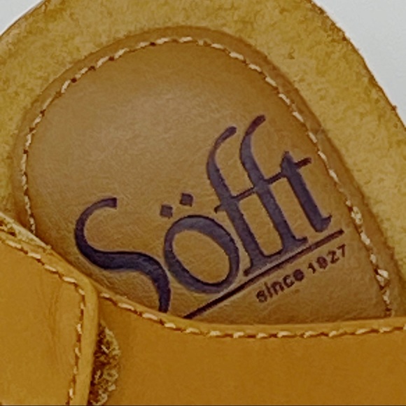 NEW Sofft Chamblee Leather Wedge Sandal - Picture 8 of 8
